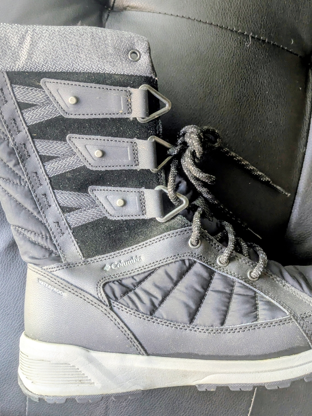 Columbia Waterproof Black Winter Boots